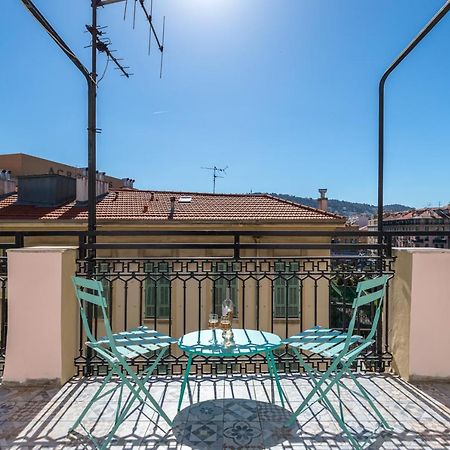 Squared Head-Apartment With Terrace In Nice Luaran gambar