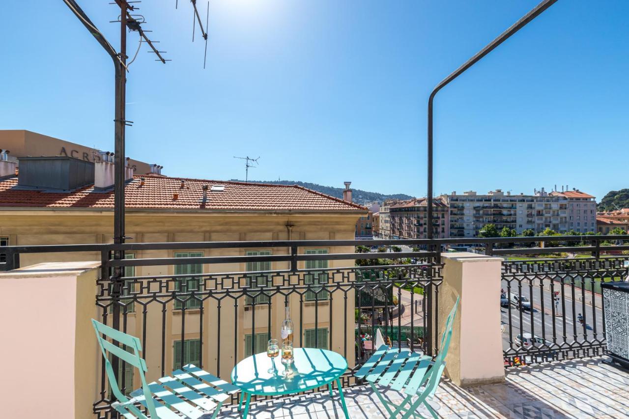 Squared Head-Apartment With Terrace In Nice Luaran gambar