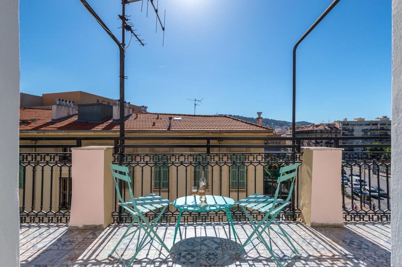 Squared Head-Apartment With Terrace In Nice Luaran gambar